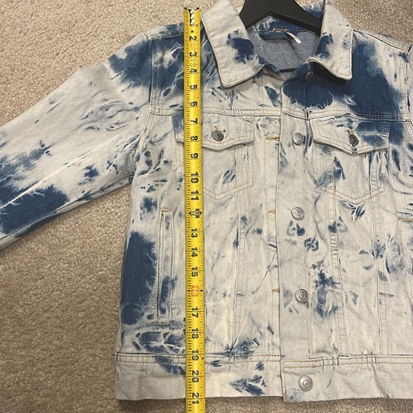 Free people  tie-dye denim jacket - Picture 9 of 9